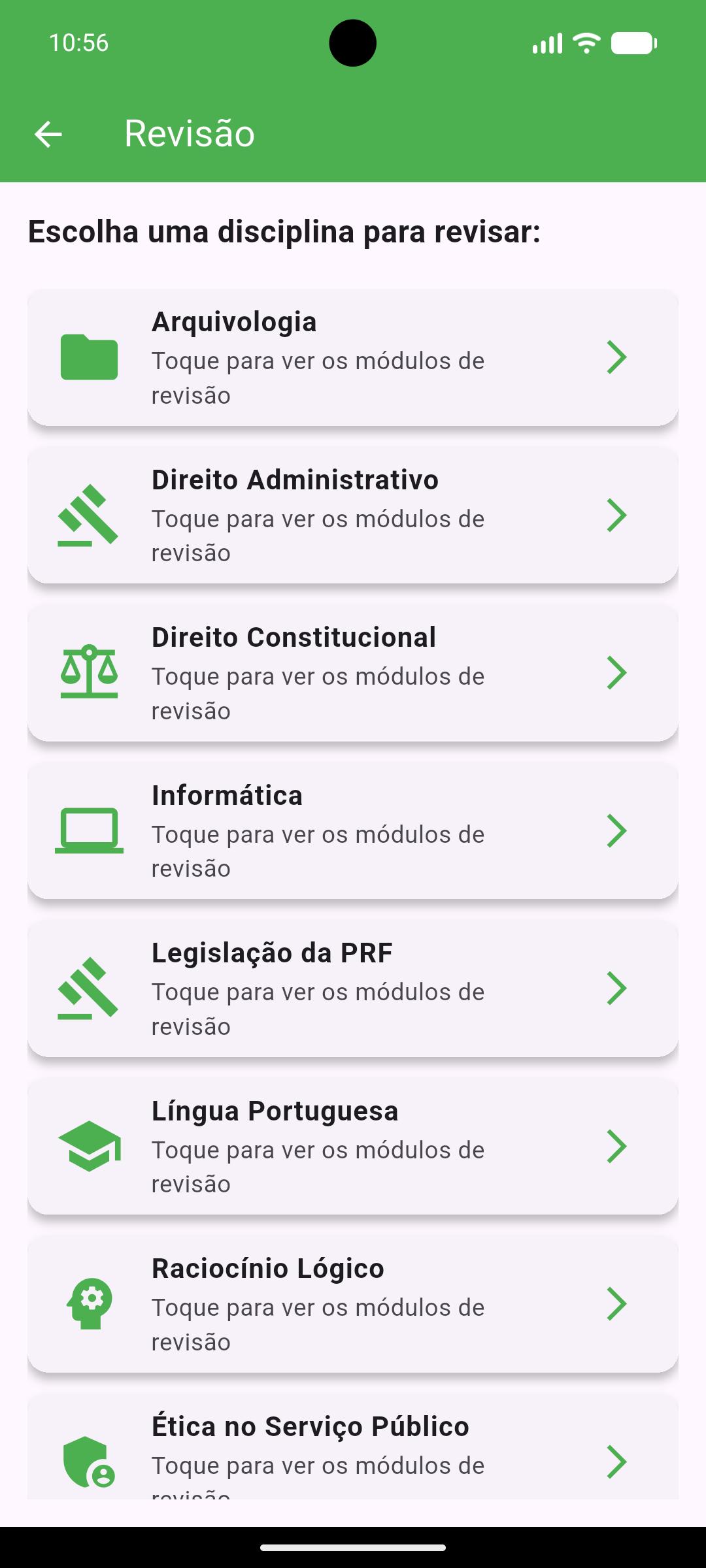 Tela 5 do aplicativo PRF ADM